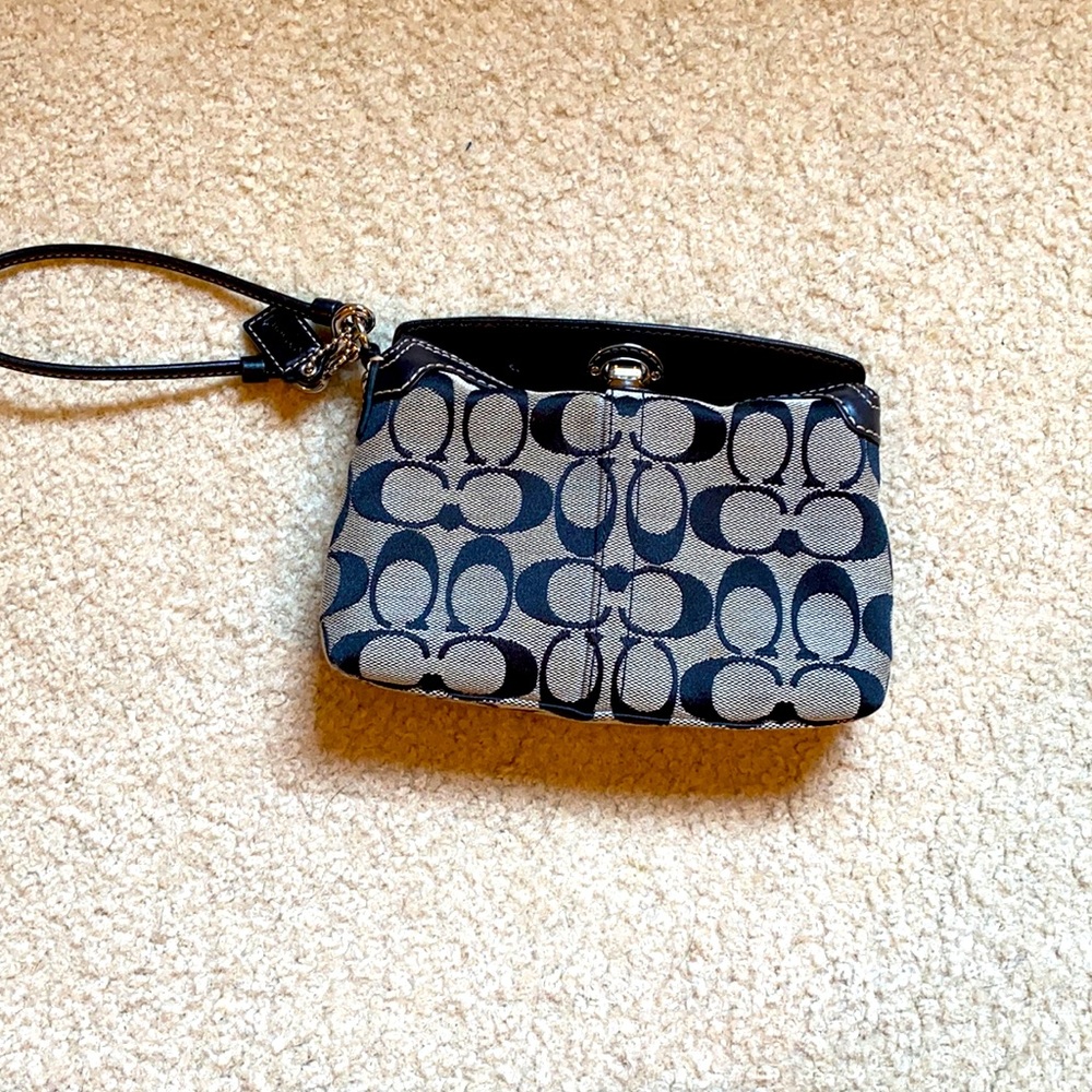 Coach wristlet bag